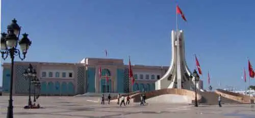 The Kasbah square in Tunis - film permit