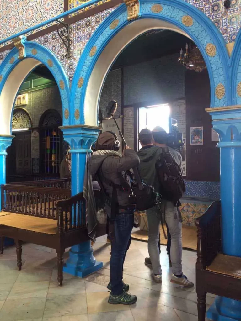 Djerba: the Tunisian Jewish Community in 2025 1 Foreign Film crew filming the Jewish community in Djerba - Tunisia