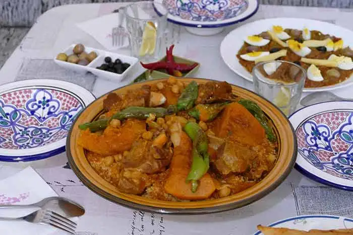 Tunisian Couscous food